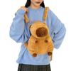 Плюшевый рюкзак Capybara Capybara Plush Backpack Большая вместимость Мультяшная сумка на плечо Детский подарок на день рождения