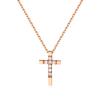 Bnbgold14K Simple Cubic Cross Pendant Npp40628