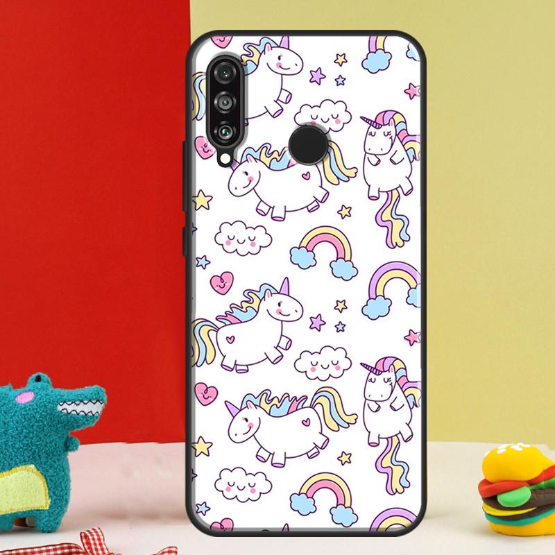 Милый радужный единорог для Huawei Nova 5T 9 10 SE 12i 12s 11i Y91 Y90 Y60 Y70 Y72 Y61 P60 P30 Pro P20 P40 Lite Чехол