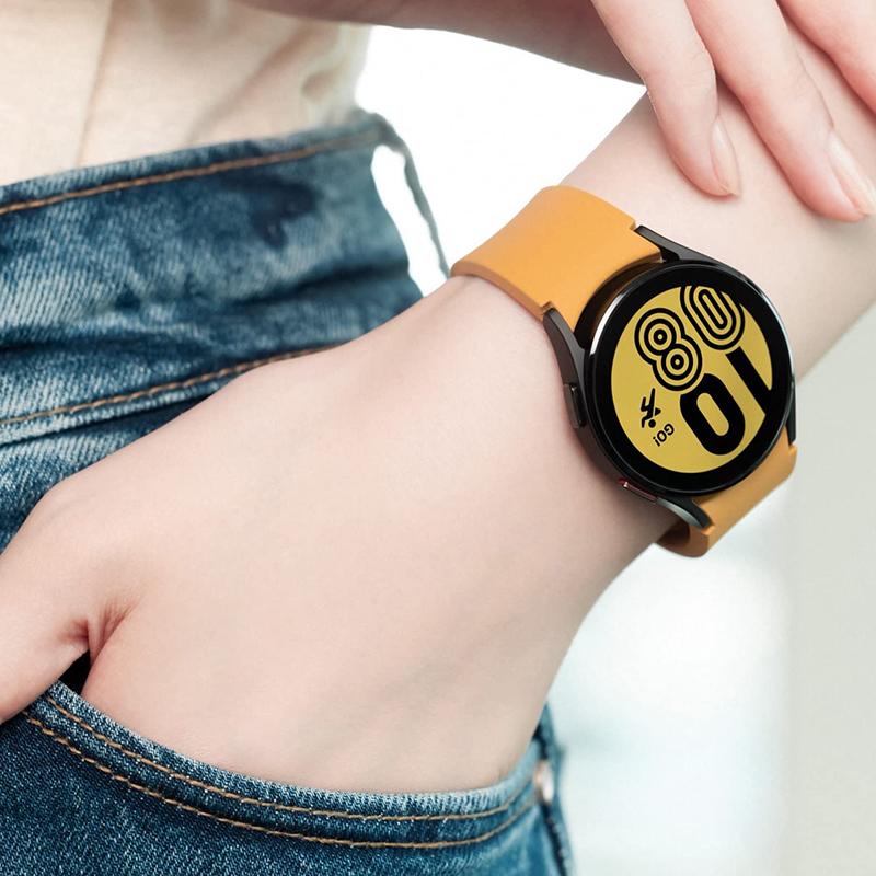 Ремешок для Samsung Galaxy Watch 6, 5, 4, 44 мм, 40 мм/4, классический браслет 46 мм, 42 мм, силиконовый браслет 20 мм, браслет Galaxy Watch 5 pro, 45 мм