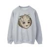 Marvel Mens I Am Groot Wooden Head Sweatshirt