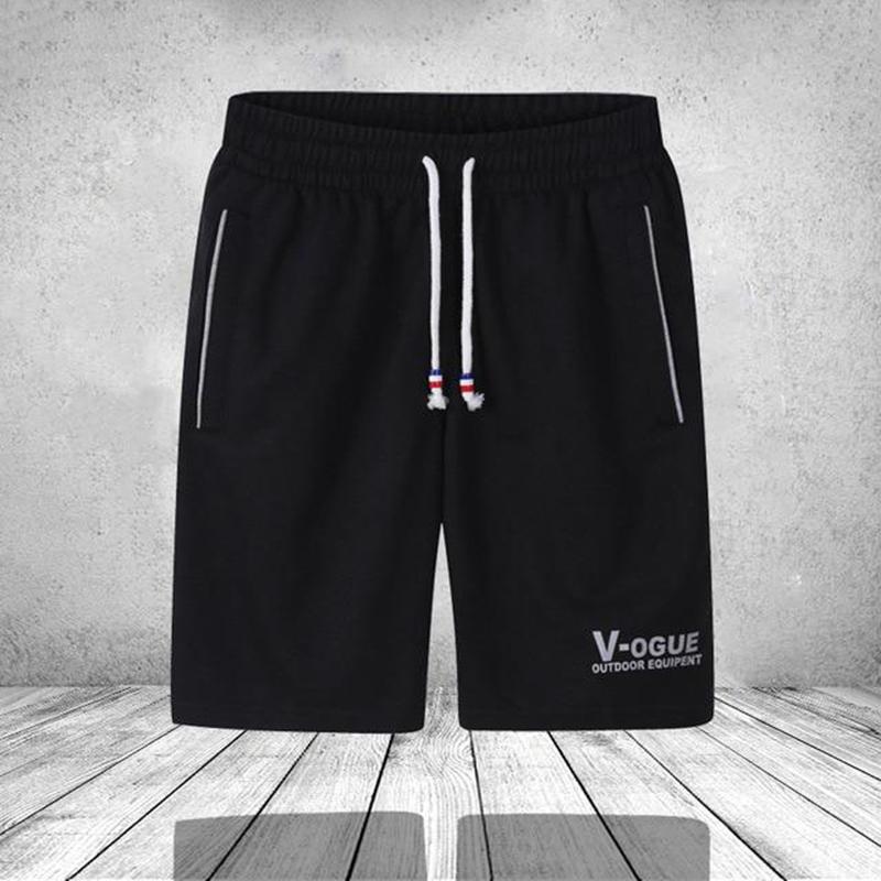 Шорты мужские летние брюки с пятью точками тонкие повседневные спортивные свободные пляжные брюки большие брюки бриджи мужские брюки Tide