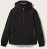 Демисезонная куртка Tom Tailor Softshell Jacke mit Kapuze (1041315) black