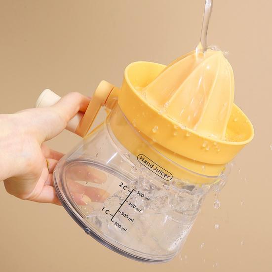 Hand Crank Citrus Juicer Easy To Use Ergonomic Effortless Citrus Squeezing Dishwasher Safe Manual Citrus Juicer