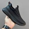 Men's shoes autumn new sports shoes casual running shoes lightweight soft sole one pedal thick sole