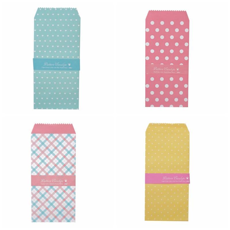 5Pcs/1Pack Colorful Envelope Small Gift Craft Envelopes For Letter Invitations