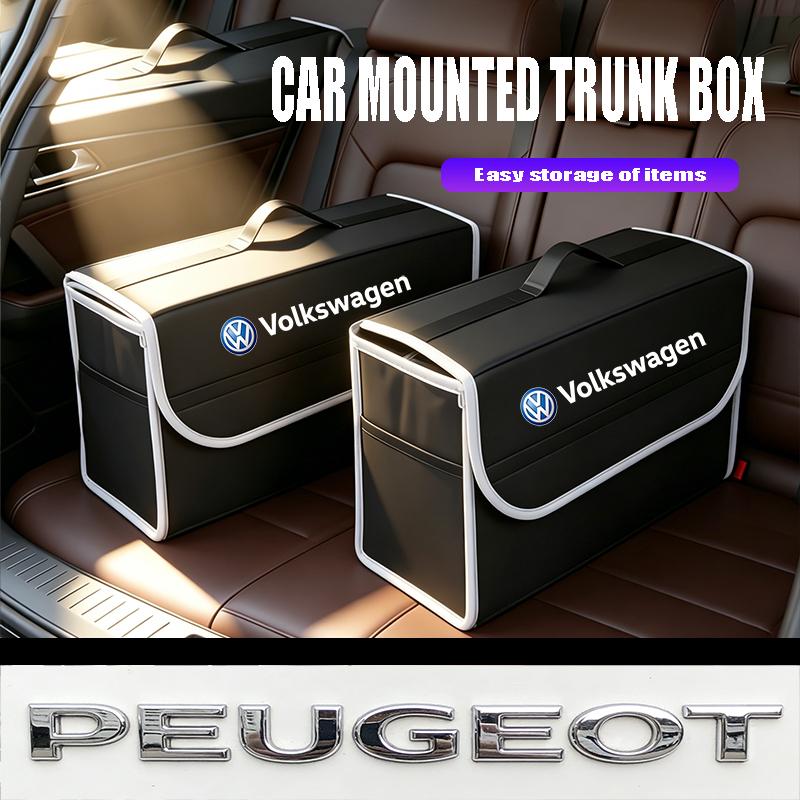 Car Internal accessories Trunk Organizer Box Large Capacity Keychain For VW Golf Amarok T5 Phaeton Teramont ID3 Tiguan T-Cross P