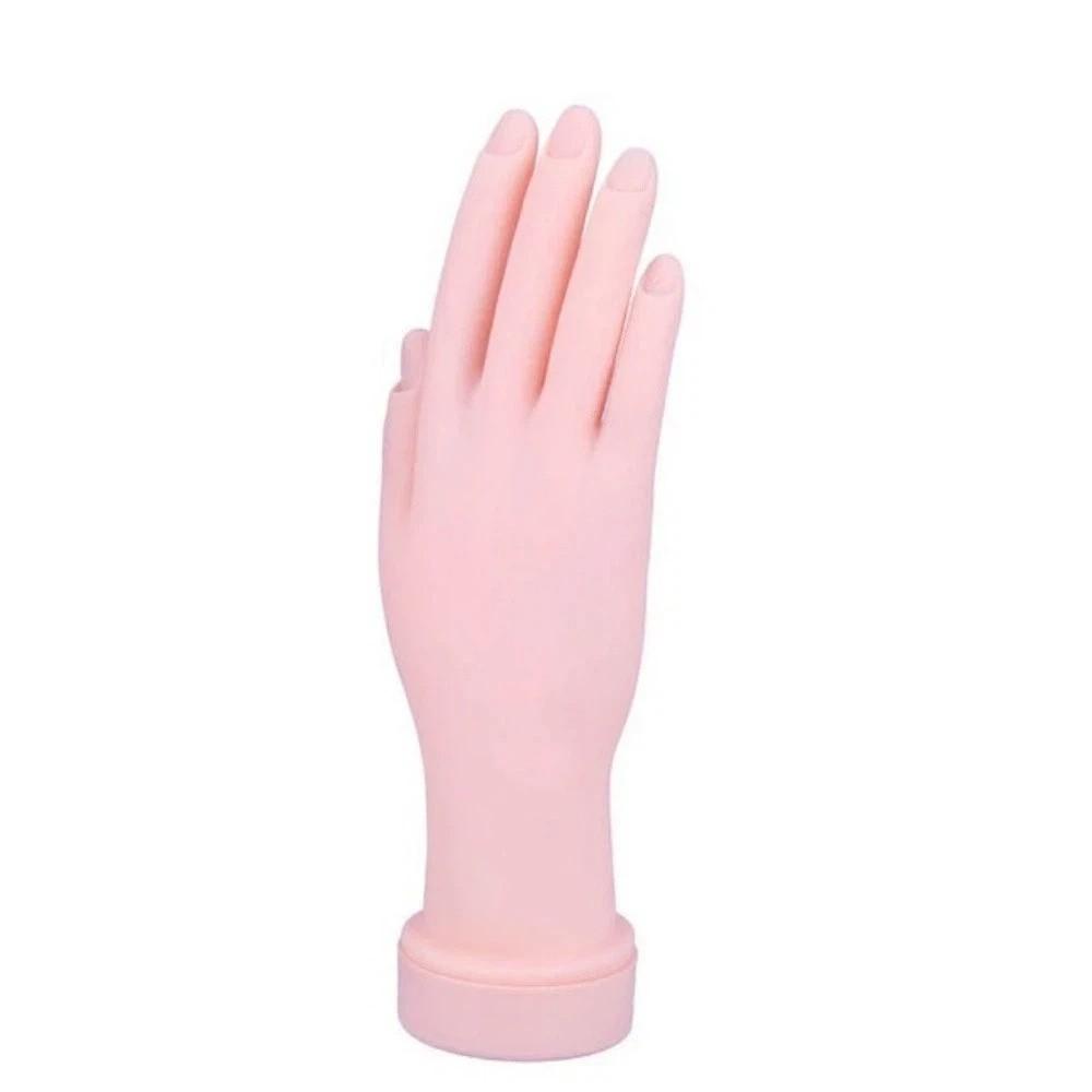 Bendable Nail Practice Hand Flexible Positioning Fake Hand Mannequin Hand Manicure Practice