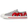 Converse Jack Purcell 'Drizzle Red' (Unisex) Drizzle / Egret / Red Canvas Shoes 171260C