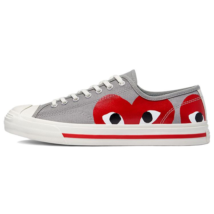 Converse Jack Purcell 'Drizzle Red' (Unisex) Drizzle / Egret / Red Canvas Shoes 171260C