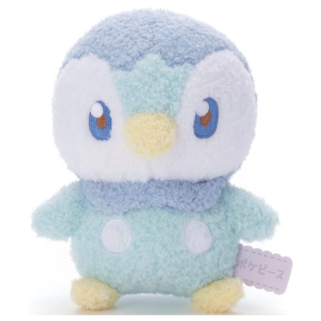 TAKARATOMY A.R.T.S Pokémon Poké Piece Plush Toy, Piplup, Approximately 17cm Tall