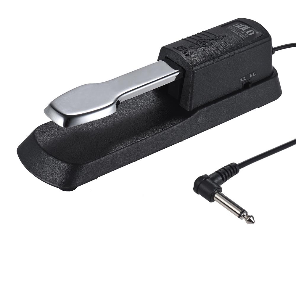 Universal Piano Sustain Pedal Keyboard Foot Damper Pedal with 6.35mm Plug for Casio Yamaha Roland Electronic Organ MIDI