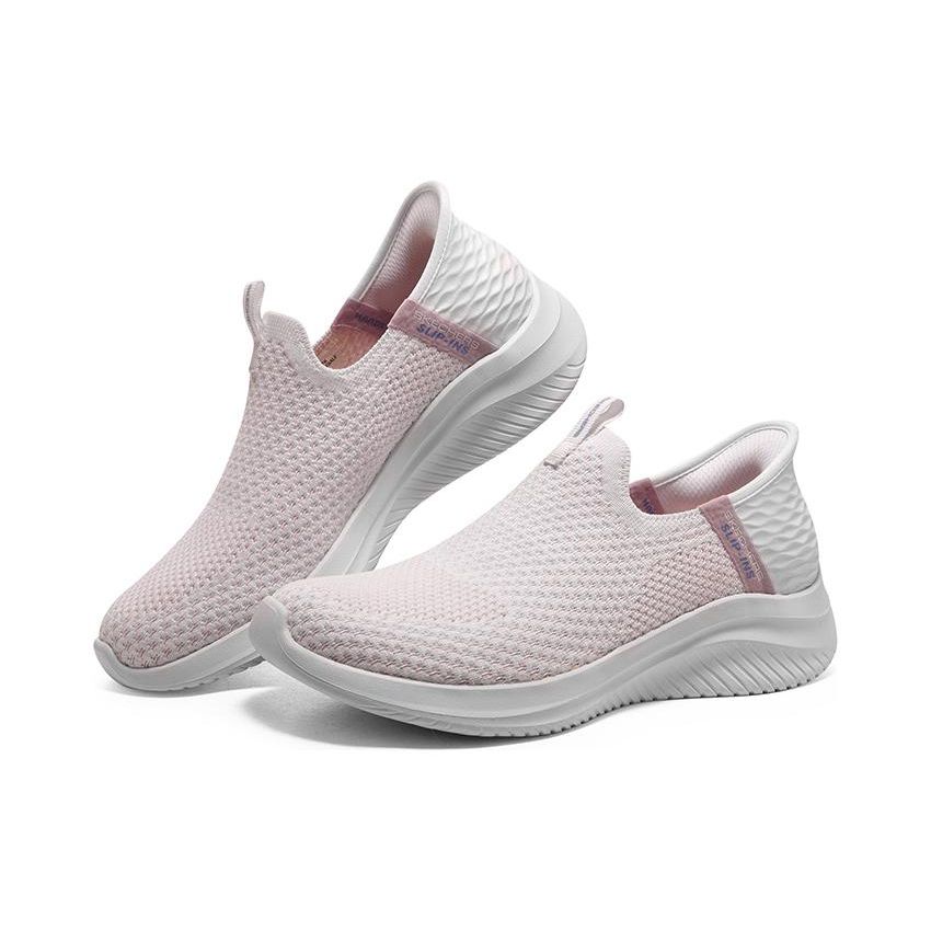 Skechers Ultra Flex 3.0 Slip-Ins Удобные Универсальные Повседневные Кроссовки Низкие Женские Белый 896243-WPK