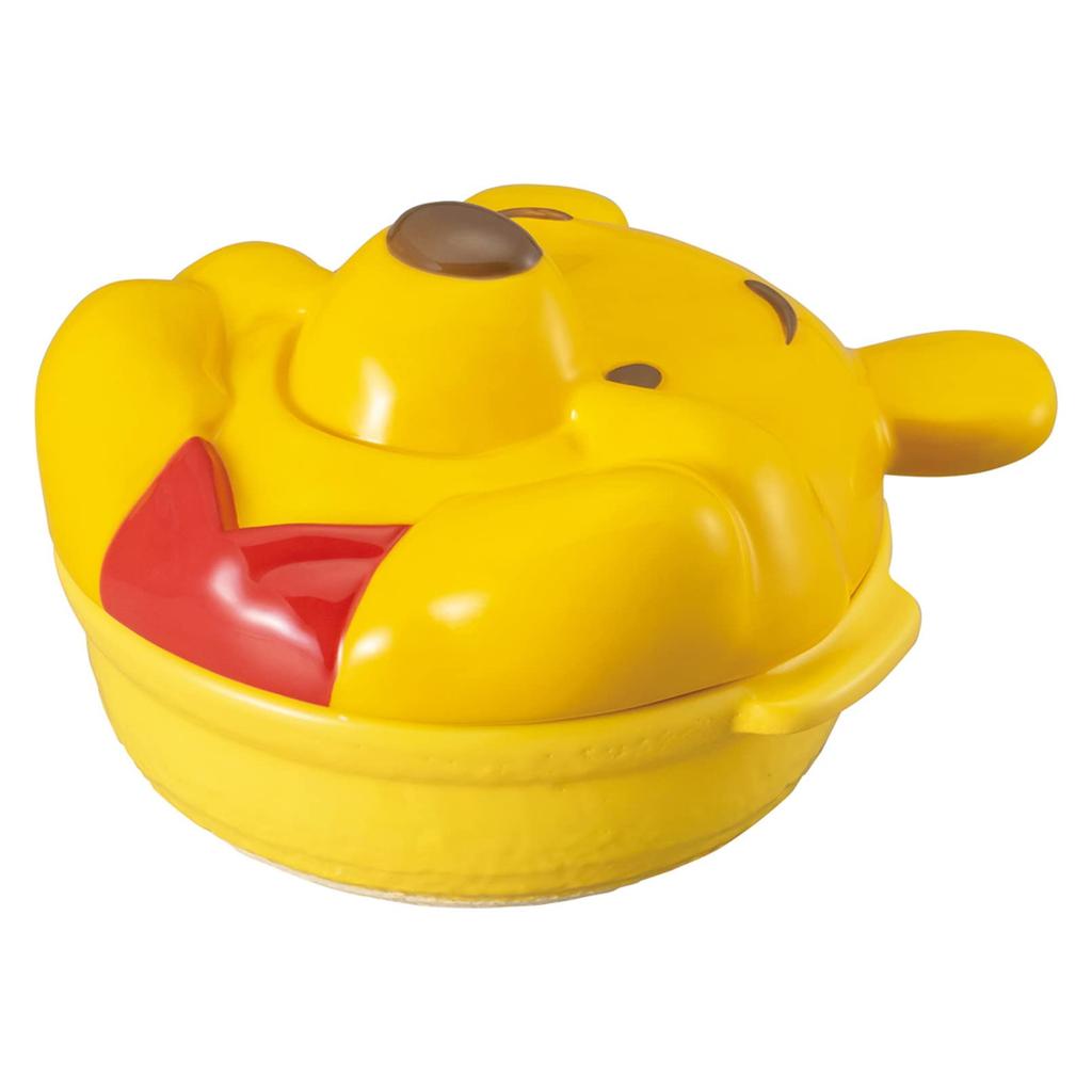 sun art Disney the Earthen Pot Single Use Size 6 22cm 800ml Winnie the Pooh Face Type Open Fire Suitable Orange "Winnie Pooh" Approx. Approx.