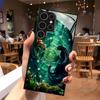 2D чехол для телефона с рисунком «Тигр Леопард Дикая природа» для Samsung S26 S25 S24 S23 S22 S21 S20 A56 A36 A16 - Стеклянная защитная крышка