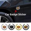 3D Car Logo Side Window Emblem metal Sticker for Cadillac Seville XT4 CT4 CT5 SLR CTS DTS ATS Escalade Exterior Accessories