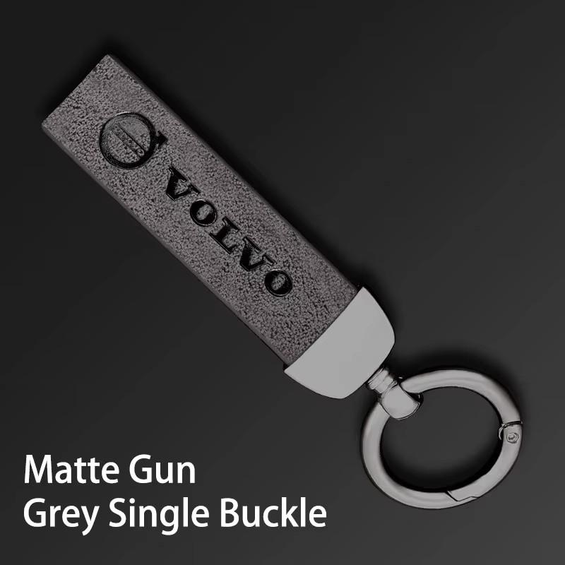 Car Key Rings Luxury Leather Keychain Pendant Accessories For Volvo ES90 EC40 EX40 EM90 XC90 V90 V60 XC60 V40 S80 S60 S90 C40 XC GU9