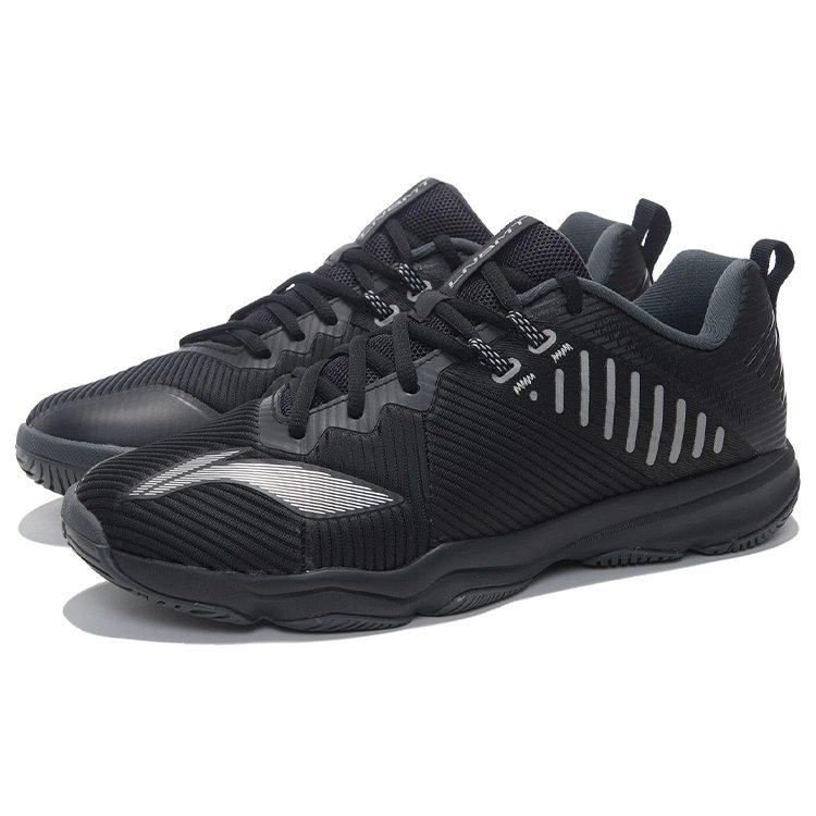 Li Ning Chameleon Ranger 4.0 TD Амортизирующие Скользкие Устойчивые к истиранию Низкие Бадминтонные Туфли Мужские Черные AYTP031-11