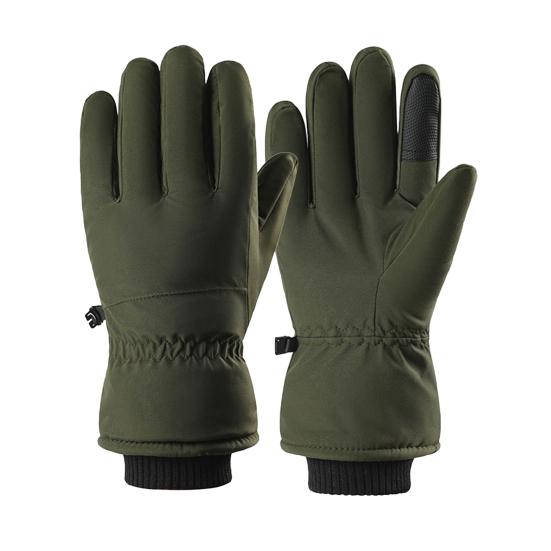 Зимние термоперчатки для женщин и мужчин, теплые ветрозащитные перчатки для активного отдыха с сенсорными пальцами для холода