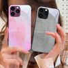 Акварельное смешивание Для iPhone 16 Pro Max 15 Pro 14 13 12 Mini 11 XS Max XR 7 8 Plu SE 2022 Чехол для телефона из закаленного стекла
