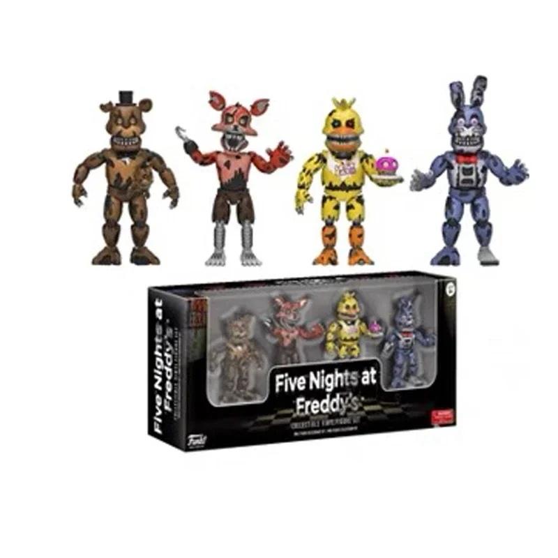 Fnaf Мишка Полуночный Гарем Пять Ночей Сочлененная Съемная Игровая Фигурка Действия В Five Nights Security Breach Миниатюрная Игрушка для Детей