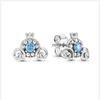 Серьги с блестками из стерлингового серебра S925 для дизайна оригинальных ювелирных изделий Diy