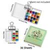 Foldable Watercolor Paint Palette Mini Travel Painting Tray DIY Paint Pigment Box  Travel