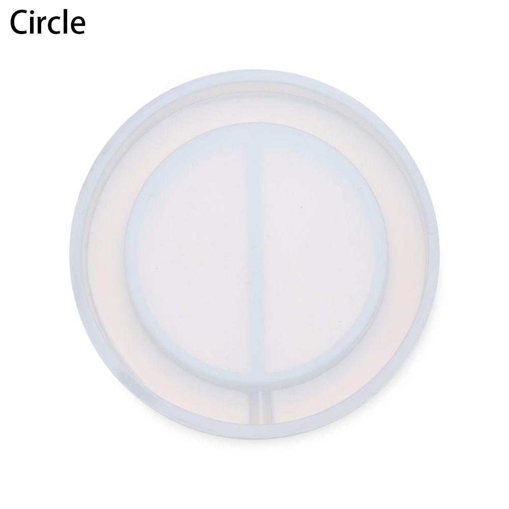 UV Epoxy Crystal Pendant Quicksand Silicone Mould Hanging Tags Key Chain Molds Shaker Resin Mold