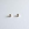 DOL Silver 925 Simple Shell Earring [silver/gold]