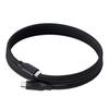 Elecom USB Type C Cable PD Compatible 100W 5A Magnetic Mesh Cable Soft Black Compatibility with iPhone 16 1.5m / [Verified Series] MPA-CC5PMG15BK