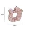Candy Colors Stripe Hair Scrunchie Cream Striped Elastic Hair Bands  Hair Accessories
