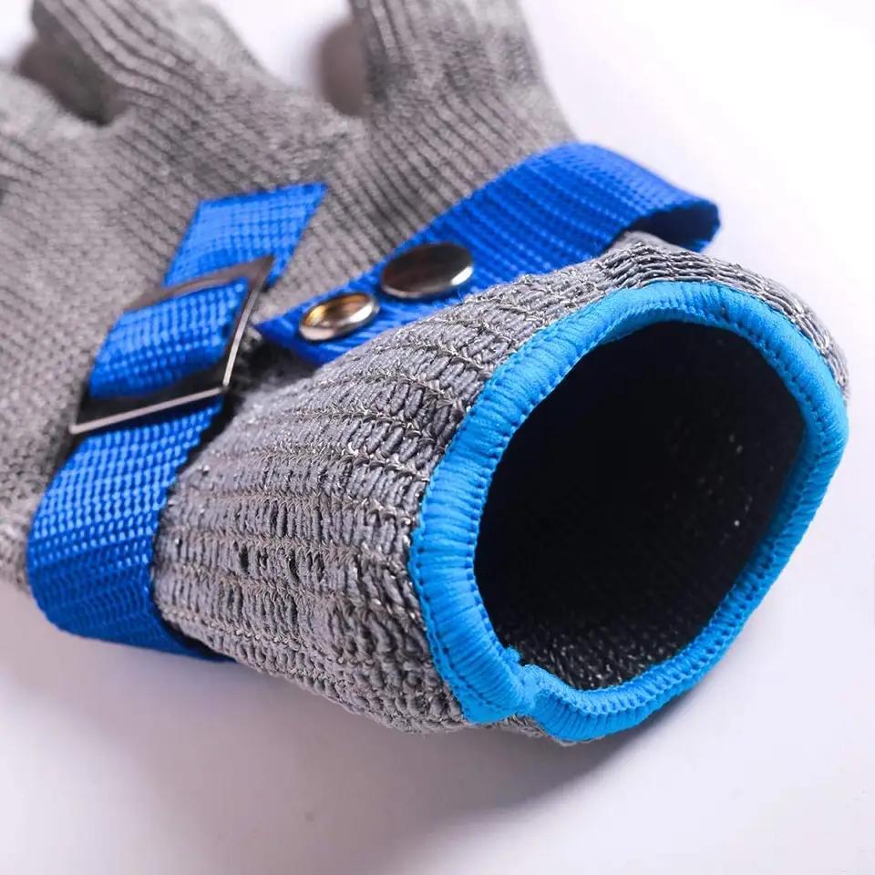 Kitchen Safety Work Gloves Customizable Factory Direct Cut Resistant Stainless Steel Wire Metal Mesh Rustproof Gloves