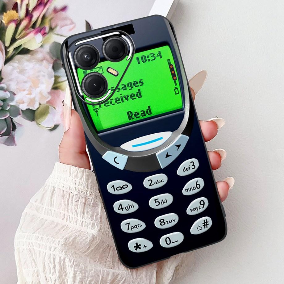 Черный Силиконовый Чехол Для Tecno Pova 7 4G 5G / Pova 7 Pro Pova7 Ultra Neo Funda Дизайн Кошка Цветок Дракон Бампер Мягкая Capa