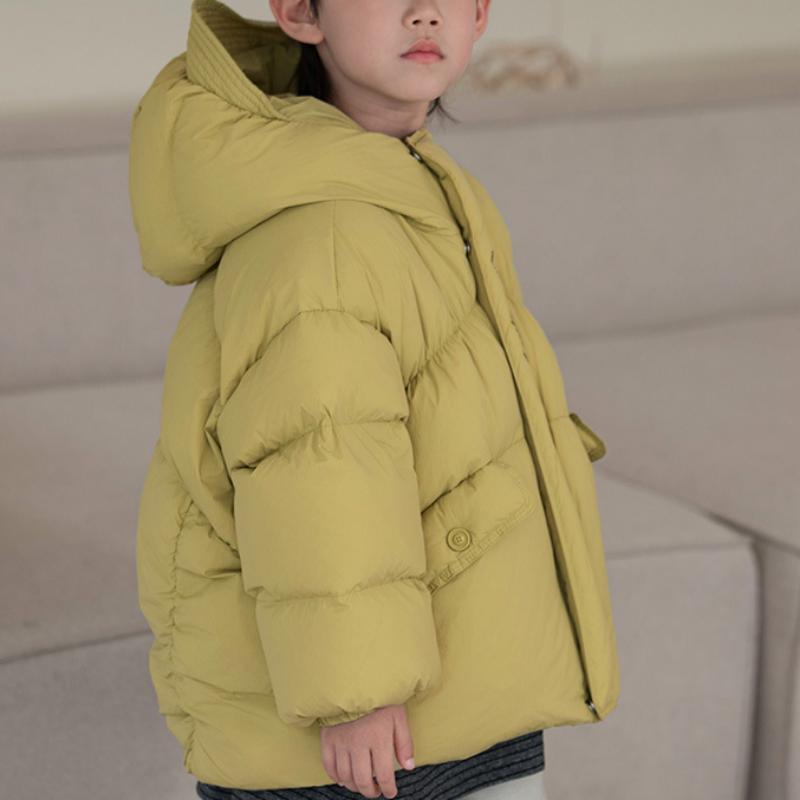 Новая зимняя детская одежда в корейском стиле для мальчиков и девочек, короткая мягкая утолщенная стеганая куртка, детский пуховик
