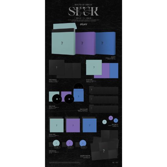 Выберите POB XIKERS 5-й мини-альбом HOUSE OF TRICKY SPUR