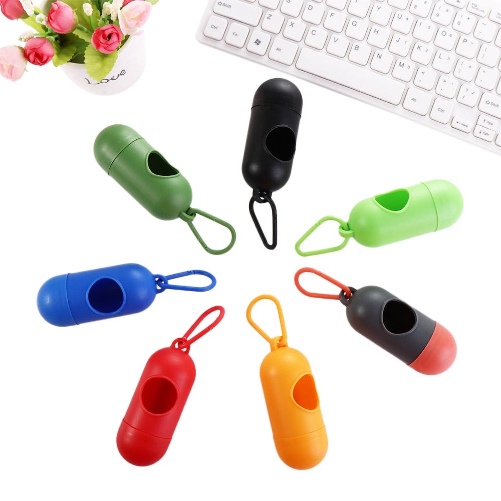 Clip Trash Sack Case Carrier Pet Waste Bag Holder Dog Poop Bags Dispenser Garbage Storag Box