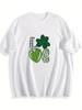 St Patrick's Day Clover Heart Love T-shirt