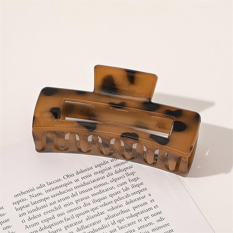 Винтажная заколка для волос женская заколка-краб элегантная леопардовая геометрическая заколка для волос аксессуары для волос заколка-краб для волос заколки для волос для девочек