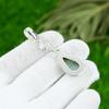 Natural Chrysoprase Gemstone Jewelry 925 Sterling Silver Pendant For Women