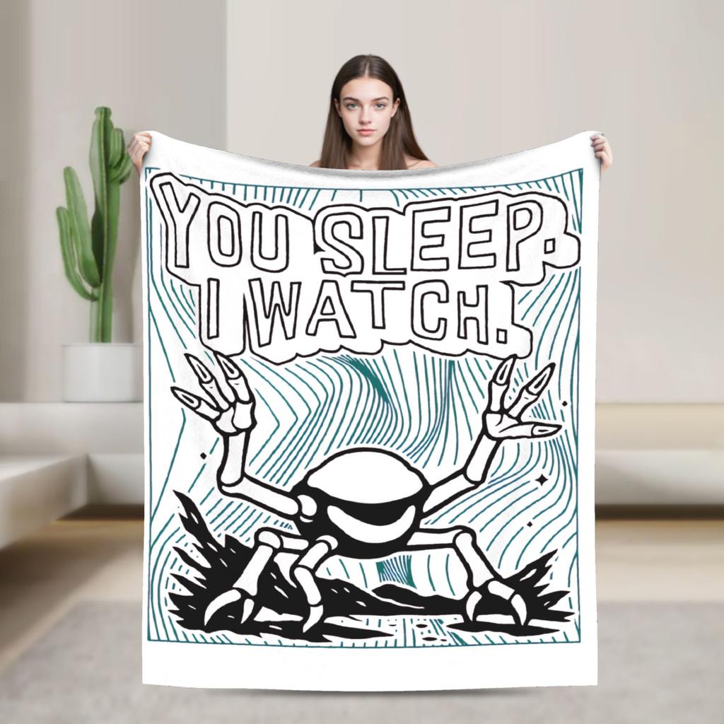 Project Hail Mary Rocky You Sleep I Watch Flannel Blankets Funny Throw Blanket for Home 125*100cm Bedspread,
