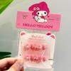 Милые мультяшные накладные ногти Sanrio Kawaii для детей: Моя Мелоди, Хелло Китти, Куроми