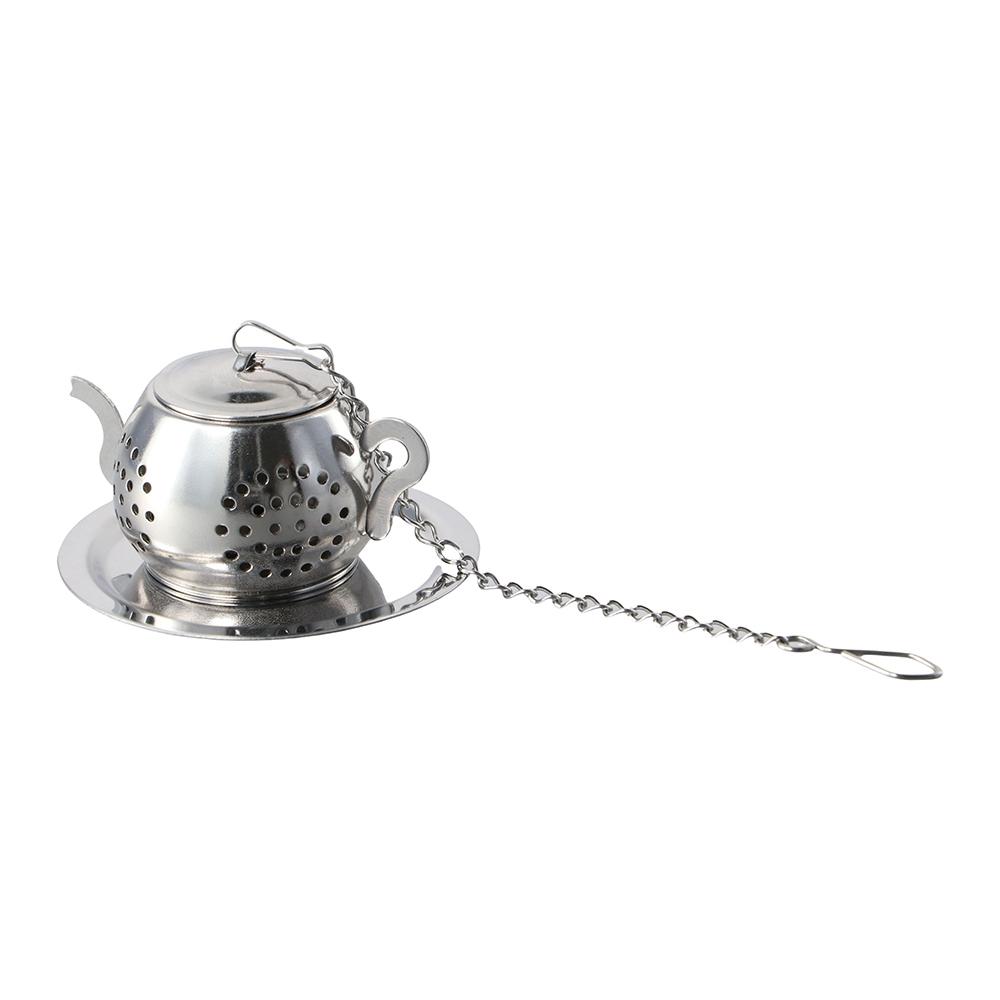 Non-rust Bird Duck Teapot Shape Coffee Filter Tea Infuser Spice Strainer Herbal Spice Filter