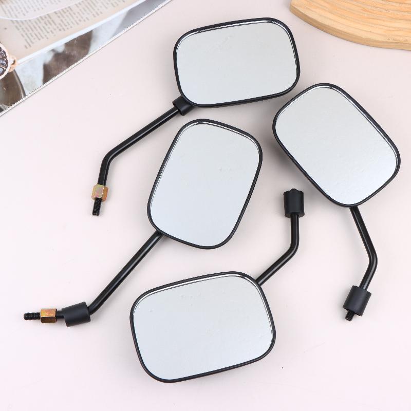 Motorbike Rear Mirrors with Streamlined Design for Reduced Wind Resistance