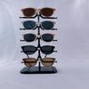 Rotating Eyeglasses Display Rack for 5 Pairs - Removable Storage Stand
