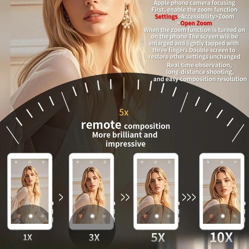 Магнитный экран-монитор для селфи, беспроводной, для телефона, для влогов, для селфи, магнитное крепление, селфи-экран для задней камеры телефона, подключение WiFi Bluetooth для селфи, прямых эфиров