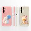 For Samsung Galaxy M54 F54 5G Phone Cover Creative Design Camera Coverage Case For Galaxy M 54 F 54 Soft Liquid Silicone Bumper