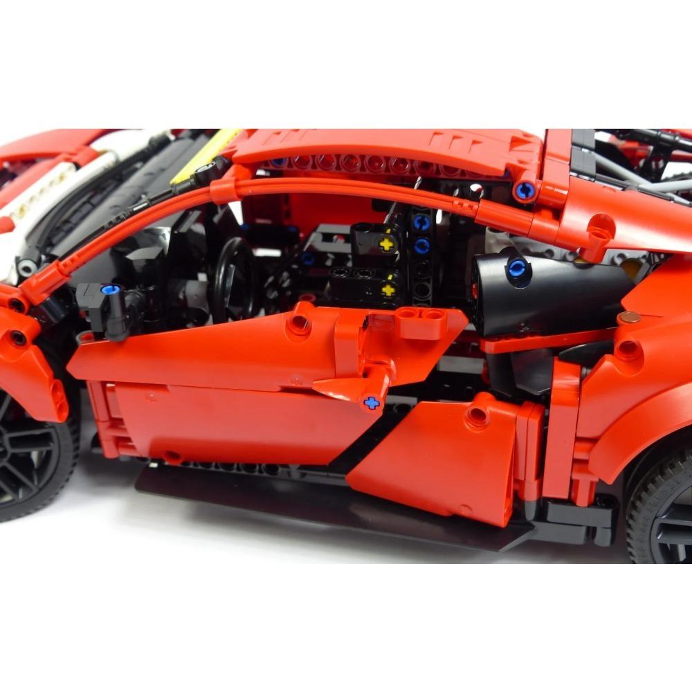 1684PCS Technical 488 GTE Champion GT Performance 1:8 Scale Racing Car Model Building Kits Sport Car Toy 42125 Collectible Decor