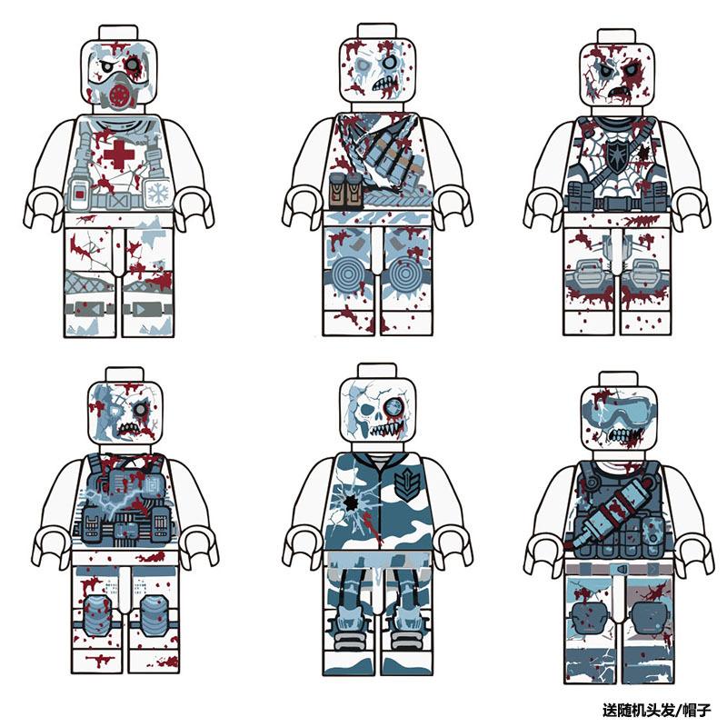 Строительные блоки, человекоподобные куклы, игрушки, цифровые фигурки, сборные игрушки, гусеничные, детские развивающие игрушки