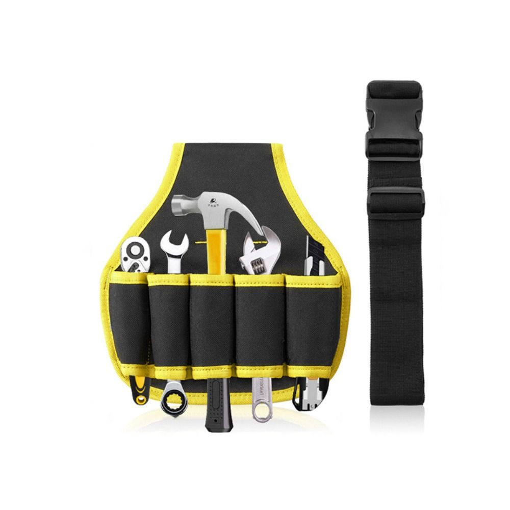 Wear-resistant Tool Waist Pack Multi-pocket Tools Storage Bag Durable Hardware Tools Pouch  Install