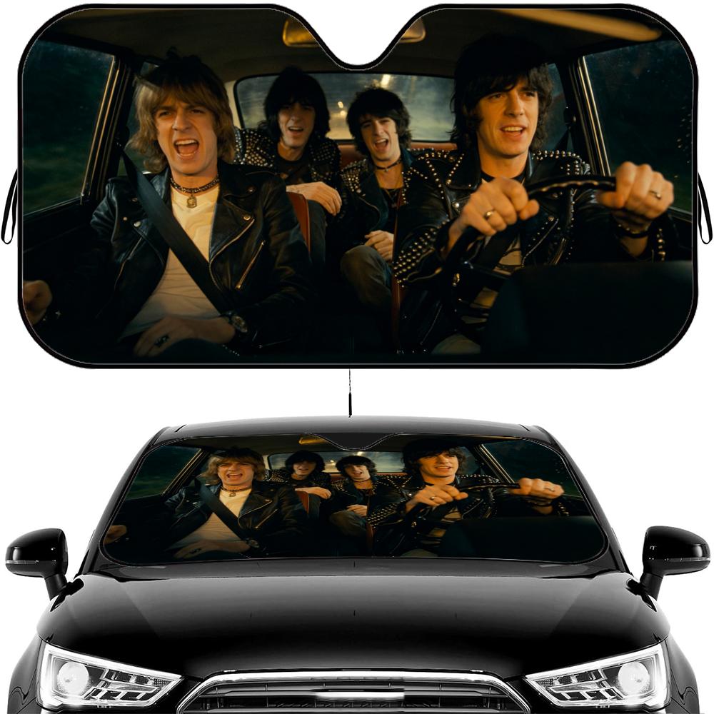 Rock Brand The W-Who Sun Visor Car Windshield Sun Shade  Front Window Sunshade UV Block Heat Insulation Cover Parasol